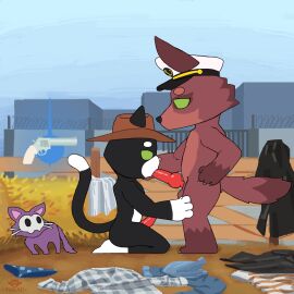 1:1 animated canid canine clothing cowboy_hat dark_body dark_fur domestic_cat duo felid feline felis fellatio forced_oral fur gay gun handgun hat headgear headwear hi_res male male/male mammal mythological_canine mythological_creature mythology nude oral peaked_cap penile penis pixile_studios ranged_weapon revolver sex short_playtime skullcat_(sar) sucking super_animal_royale tail tail_motion tailwag torau torau_(torau) tuxedo_cat weapon werecanid werecanine werecreature werewolf