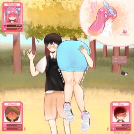 angry_expression angry_eyes angry_face angry_sex anus ass ass_cleavage ass_focus ass_up aubrey_(omori) back_view background backpussy black_clothing black_eyes black_hair black_shirt blue_dress blush blush_lines blushed_face blushing blushing_at_another blushing_at_partner blushing_female blushing_male blushing_profusely breasts brown_hair bully bullying dress dress_lift dress_pull english english_dialogue english_text female fingering fingering_from_behind fingering_partner fingering_pussy fingering_under_clothes fingers forest forest_background fucked_into_submission gdc_64 glasses glasses_on_face held_by_legs held_up kel_(omori) kim_(omori) looking_back looking_pleasured male mewo_(omori) moan moaning moaning_in_pleasure moans netorare no_eyes omori over_shoulder over_shoulder_carry panties pink_hair pussy shaking shaking_legs shaking_lines shaking_orgasm shoes shorts shortstack shoulders skinny skinny_female skinny_male skinny_waist skirt skirt_lift skirt_pull skirt_removed skirt_up sneakers submission submissive submissive_female sunny_(omori) watch watching watching_masturbation watching_sex white_eyes white_panties white_shirt