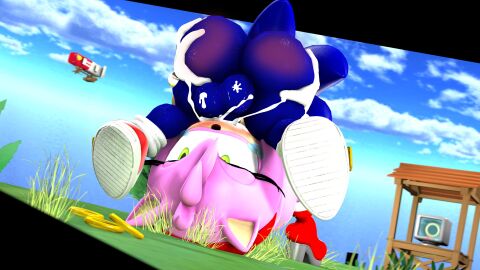 1boy 1girls amy_rose anotherthrowaway anthro ass balls big_ass big_butt big_penis bubble_ass bubble_butt cum cum_in_mouth deepthroat fellatio female furry hedgehog huge_ass huge_butt liquidtiberium77 male oral penis sega sonic_(series) sonic_the_hedgehog sonic_the_hedgehog_(series) throat_fuck