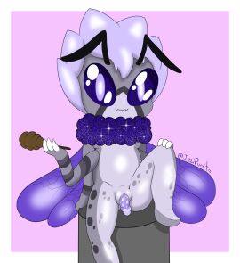 4_arms absurd_res antennae_(anatomy) anthro arthropod bee birth bodily_fluids claws female flavored_pussy_juice food food_fetish food_in_pussy food_insertion food_play genital_fluids hi_res honey_(food) honey_pussy_juice humanoid hymenopteran improvised_sex_toy insect_wings insects izzipurrito larva markings multi_arm multi_limb neck_tuft penetration purple_body purple_eyes pussy queen_bee sitting solo spots spotted_body spread_legs spreading tagme tuft unusual_bodily_fluids unusual_genital_fluids unusual_pussy_juice vaginal_fluids vaginal_penetration wand wings