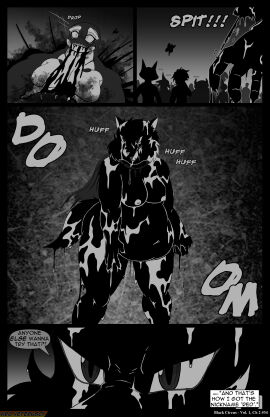 2024 absurd_res ambiguous_gender ambiguous_species anthro areola arnold_whales belly big_belly big_breasts black_circus blood_from_mouth blood_in_mouth bodily_fluids breasts breath canid canine canis cape cetacean clothing comic corpse death deep_navel digital_media_(artwork) english_text female flashback gore group hi_res male mammal marine monochrome mostly_nude navel nipples open_mouth overweight overweight_anthro overweight_female panting raili_talopo sound_effects speech_bubble spitting_blood teeth text torn_cape torn_clothing viroveteruscy whale wolf