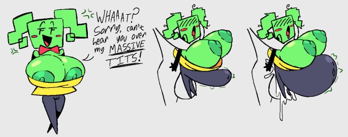 1boy 1girls big_belly big_breasts bimbo breasts clothed cum cumflated_belly cumflation dapperlewds deep_penetration female huge_breasts huge_cock hyper_cumflation hyper_penetration hyper_stomach_bulge inflation large_breasts male mario_(series) mimi_(super_paper_mario) nintendo no_bra paper_mario penetration penis revealing_clothes sex shortstack stomach_bulge super_paper_mario tagme text