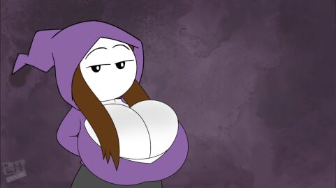 1girls bimbo boob_window breasts casual casual_nudity cleavage clothed edit female female_focus female_only huge_breasts large_breasts let_me_explain_studios long_hair looking_at_viewer nerota rebecca_parham tagme teasing white_female youtube youtuber