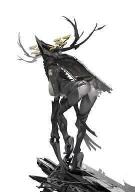 female horns mechanical radar robot robot_girl sensors trial_typekof