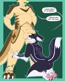 backsack balls ballsack foreskin fox glasses humanoid_penis kangaroo male meme penis uncircumcised