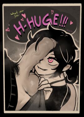 1boy 1girls andrew_graves ashley_graves balls big_balls big_penis black_hair brother_and_sister clothed clothing cock_hungry cock_on_face cock_worship cockslap dialogue dick_on_face drooling duo faceless_male female female_focus foreskin hair_bun huge_balls huge_cock human human_male incest large_balls large_penis light-skinned_male light_skin male male/female notsorapoi pants_down partial_male penis penis_awe penis_covering_eye penis_on_face penis_over_one_eye penis_size_talk pink_eyes precum pubic_hair pulling_down_pants saliva shiny_skin siblings size_talk speech_bubble steam straight text the_coffin_of_andy_and_leyley uncensored uncircumcised uncut veiny_penis