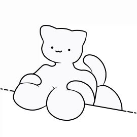 1:1 1girls 2025 2_frame_animation 2d :3 alternate_version_available animated anthro anthrofied ass background big_ass big_breasts black_eyes bongo_cat breasts digital_art digital_media ear eyes feline female looking_at_viewer meme missi nude nude_female request sfw_version silly silly_cats silly_face solo squish squished_breasts squishy squishy_breasts tail touching_breast touching_breasts white_background white_body