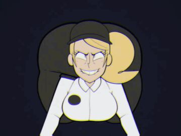 1girls animated artstyle_imitation ass ass_expansion ass_focus breasts butt_expansion expansion female five_nights_at_freddy's five_nights_at_freddy's:_security_breach huge_ass lolwutburger solo thighs vanessa_(fnaf) vaz0v