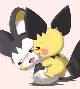 anus balls black_body black_fur blush bodily_fluids cum cum_in_pussy cum_inside duo emolga female female_feral female_on_bottom female_penetrated feral feral_on_feral feral_penetrated feral_penetrating feral_penetrating_female feral_penetrating_feral fur generation_2_pokemon generation_5_pokemon genital_fluids genitals hi_res kimono_kemono male male/female male_feral male_on_feral male_on_top male_penetrating male_penetrating_female male_penetrating_feral mammal narrowed_eyes nintendo on_bottom on_top penetration penile penile_penetration penis penis_in_pussy pichu pokemon pokemon_(species) pussy rodent sex signature simple_background sweat vaginal_penetration white_background white_body white_fur yellow_body yellow_fur