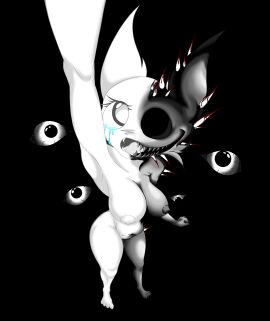 animal_ears breasts cat_ears crying furry furry_female nipples open_mouth petuniend sprunki sprunki_6p_(sprunki_mod) tagme tears wenda_(sprunki) white_body