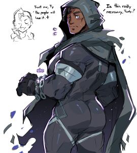 1boy 1girls ass big_ass big_butt bubble_ass bubble_butt butt cloak_(marvel) cloak_(marvel_rivals) cloak_and_dagger couple dagger_(marvel) dagger_(marvel_rivals) dark-skinned_male dark_skin dat_ass dat_butt fat_ass fat_butt female graysheartart huge_ass huge_butt large_ass large_butt male male_focus marvel marvel_comics marvel_rivals muscular muscular_male round_ass round_butt solo_male tandy_bowen thick_ass thick_butt tyrone_johnson