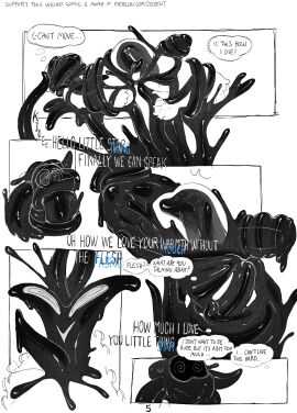 2025 absurd_res accipitriform anal animate_inanimate anthro avian beak biped bird clip_studio_paint_(artwork) coiled_up coiling comic digital_media_(artwork) dizzy_eyes english_text feet goo_creature handwritten_text hi_res inanimate_transformation living_clothing living_plushie male martin_(martindosent) martindosent mindfuck oral penetration plushie secretary_bird slime talons tentacle text toes transformation