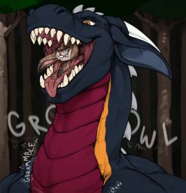 anthro bodily_fluids bunsen detailed dragon duo eyewear fatescanner feral glasses growling hi_res lagomorph leporid male male/male mammal mythological_creature mythological_scalie mythology panpy_draws rabbit rumbling_stomach saliva scalie size_difference swallowing unreliablesize vore wearing_glasses