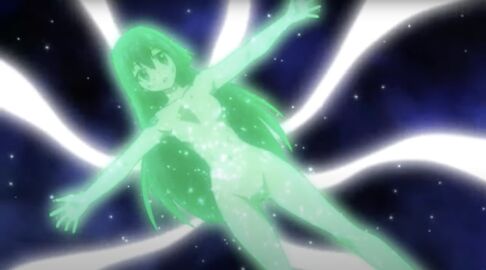 blue_hair breasts brown_eyes fairy_tail female legs midriff nude nude_female screencap small_breasts wendy_marvell