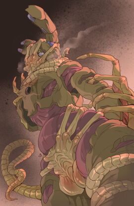 alien alien_(franchise) aliens facehugger five_nights_at_freddy's five_nights_at_freddy's_3 group impregnation male male_pregnancy pregnancy pregnant pregnant_belly pregnant_male repressed_youth scottgames solo springtrap springtrap_(fnaf) tagme