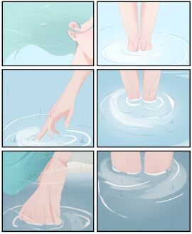 1girls female marima666_(artist) tagme water