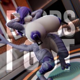 3d 3d_animation animated arms_behind_head bouncing_breasts breasts curvy curvy_figure fap_to_beat huge_breasts longer_than_10_seconds looking_at_viewer loop music nipple_piercing nude shaed_(south_shaed) shark shark_girl shark_tail sharp_teeth synced_to_music tagme thick_thighs unknown_artist video