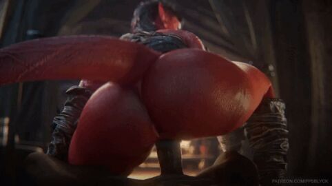 1boy 1girls 3d 3d_animation animated animated_gif ass baldur's_gate baldur's_gate_3 big_ass big_penis bottomless bottomless_female bouncing_ass cowgirl_position dark-skinned_male dark_skin demon demon_girl female female_penetrated femdom fpsblyck gif huge_ass karlach large_ass male male_penetrating male_penetrating_female male_pov penis pov pov_male sex straight tagme wyll_ravengard