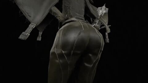 3d animated drifter_(warframe) in-game swaying_hips warframe