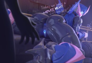 1girls 3d alien_girl arcee arcee_(prime) arcee_(prime)_(trawert) ass autobot big_ass big_breasts black_body blue_anus blue_eyes blue_pussy breasts bust busty curvaceous curvy curvy_figure cybertronian digital_media_(artwork) female female_autobots female_focus fembot glowing_eyes glowing_genitalia gynoid hairless hasbro high_heels hips hourglass_figure huge_ass huge_breasts humanoid large_ass legs looking_back mature mature_female mechanical metallic_body pussy robot robot_girl robot_humanoid robot_joints slim slim_waist thick thick_legs thick_thighs thighs top_heavy transformers transformers_prime trawert viewed_from_behind voluptuous waist wide_hips