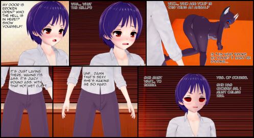 comic corruption eye_color_change eye_color_transformation hellhound koikatsu koikatsu_(medium) tagme wfay42