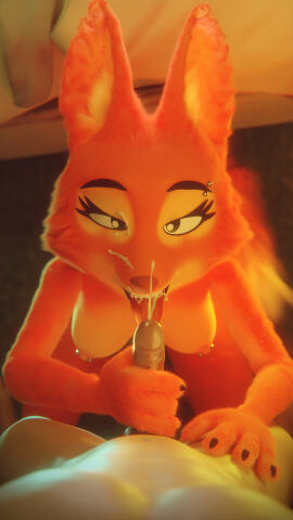 1boy 1girls 2022 3d absurd_res anthro anthro_focus bodily_fluids canid canine cum cum_on_face cumshot diane_foxington doinks-ahoy dreamworks duo ejaculation erection eyebrow_piercing faceless_character faceless_human faceless_male facial_piercing female female_focus female_on_human first_person_view fox fur furry genital_fluids genitals handjob hi_res human human_on_anthro human_pov interspecies long_eyelashes male male/female male_on_anthro male_pov mammal nipple_piercing nipples nude open_eyes open_mouth orange_body orange_ears orange_fur orange_paws penile penis piercing sex solo_focus the_bad_guys tongue tongue_out