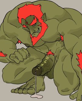 1boy abs aries03220 arm_hair armpit_hair balls bara beard big_balls big_muscles big_nipples big_pecs big_penis blush blushing boner cum daddy dark-skinned_male dark_skin dilf erect_nipples erection feet foot ganondorf ganondorf_(wind_waker) gay gerudo hair hairy hairy_balls hairy_male huge_muscles human hunk leaking_cum male male_feet male_only muscles muscular muscular_human muscular_male navel nipples no_pants no_shirt no_shoes no_underwear nude pecs penis penis_out pointy_nose pubic_hair red_eyes red_hair sideburns solo solo_male the_legend_of_zelda the_wind_waker veiny_penis wind_waker yaoi