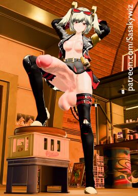 1dickgirl 1futa 3d 3d_(artwork) 3d_model 3d_render balls big_balls big_cock big_dick big_penis big_testicles black_boots blender_(software) blonde_futa blonde_hair boobs_out boots breasts breasts_out burnice_white cock dick dickgirl dickgirl_only futa_focus futa_only futanari intersex jacket leg_up legs light-skinned_futa light_skin looking_at_viewer mihoyo nipples penis pose posing posing_for_the_viewer red_eyes sasakywiz self_upload short_hair skirt skirt_lift smile smiling smiling_at_viewer solo solo_dickgirl solo_focus solo_futa testicles thick_penis tits_out twintails veins video_game video_game_character video_games zenless_zone_zero