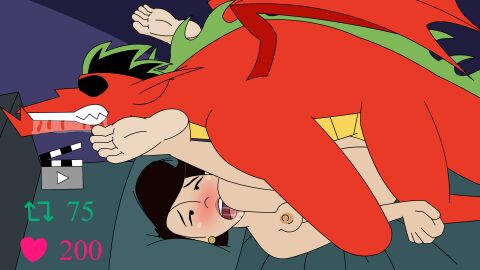 american_dragon:_jake_long bulge dragon incest jake_long milf mother_and_son pedroillusions susan_long tagme zoophilia