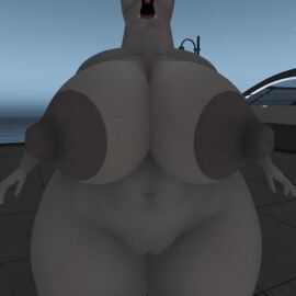 anthro anthro_only ass big_ass big_breasts breasts cleavage female ferialexonar huge_ass huge_breasts nipples tagme thick_thighs wide_hips