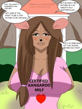 1girls big_breasts breasts female kanga kangaroo literature milf public_domain winnie_the_pooh_(franchise)