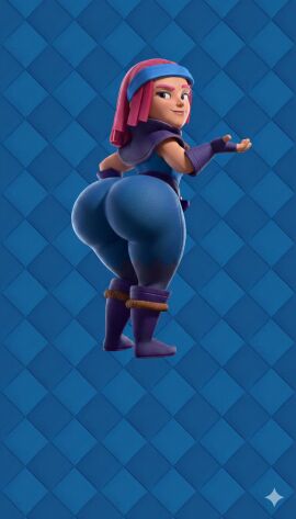 ai ai_assisted ai_generated ass ass_focus big_ass big_butt butt_focus clash_(series) clash_royale dumptruck_ass dumptruck_butt fat_ass fat_butt female female_focus female_only firecracker_(clash_royale) huge_ass huge_butt massive_ass massive_butt solo solo_female solo_focus thick thick_ass