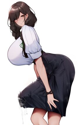 1futa big_breasts big_penis boner boner_under_clothes braid braided_hair braids breasts brown_hair brunette_hair bulge busty clothed clothing cum cum_through_clothes curves curvy erection erection_under_clothes erection_under_clothing erection_under_skirt fully_clothed futa_only futanari higher_resolution_available huge_breasts huge_bulge huge_cock huge_penis human hung hung_futa intersex large_breasts larger_male light-skinned_futa light_skin long_hair male oc original original_character penis penis_bulge penis_under_clothes penis_under_skirt skirt skirt_boner solo standing tenting unbeller yellow_eyes