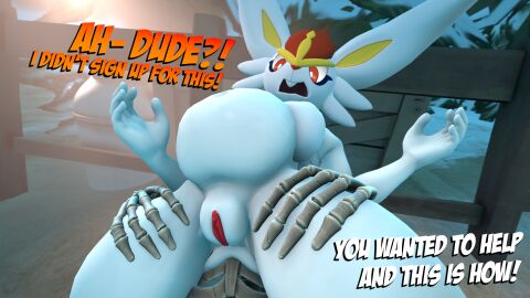 3d_(artwork) absurd_res anal anal_sex anal_vore anthro anus ass belly big_belly big_breasts big_bulge big_butt body_invasion bone bottomless box bra breasts bulge cinderace clothed clothing container crate digital_media_(artwork) dominant dominant_male duo ears_up female fence fencepost fur furchev generation_8_pokemon genitals head_in_anus helpless hi_res huge_bulge inflation lagomorph leg_grab male male/female mammal monster night nintendo partially_clothed penetration plant pokemon pokemon_(species) possession pussy raised_hands red_eyes sex skeleton snow snow_on_trees source_filmmaker_(artwork) spread_anus spreading street_lamp stretched_anus submissive submissive_female surprised text thigh_grab tree undead underwear vore vulva white_body white_fur wide_eyed workout_clothing worried yelling