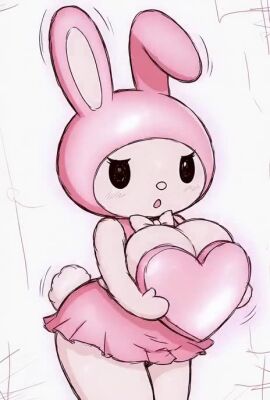 1girls ai ai_generated ai_generated_background big_booty big_breasts big_butt breasts feline female grok hello_kitty_(series) hips huge_breasts large_breasts my_melody naked naked_female nipples nude nude_female sanrio seductive seductive_look seductive_smile tagme thick_hips thick_thighs thighs thinfal titties video