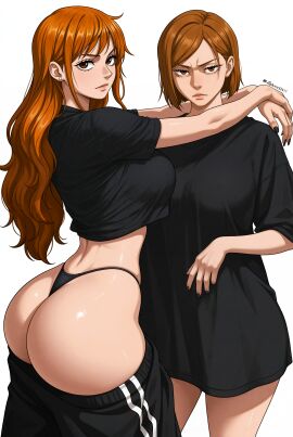 ai_generated clothing female female_only jujutsu_kaisen nami_(one_piece) nobara_kugisaki one_piece zabanili11