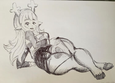 1girls 2d anthro anthro_female anthro_only ass big_ass cleavage deltarune female female_only furry furry_female furry_only humanoid humanoid_female humanoid_only mammal mammal_humanoid noelle_holiday panties pikapika212 skirt solo undertale_(series) underwear