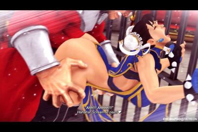 3d alternate_costume asian asian_female chinese_female chobixpho chun-li female interracial m_bison male official_alternate_costume sex straight street_fighter street_fighter_v