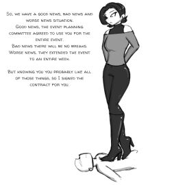 1boy 1girls 2d black_and_white boot_fetish boot_worship boots celera_prime dominant_female dominatrix english english_text female femdom femdom_caption foot_fetish foot_worship footwear high_heel_boots high_heels incest knee_boots male milf mimi_(celera_prime) mommy mommy_kink monochrome mother_and_son older_female original original_character original_characters shoe_fetish shoes short-haired_female short_hair submissive_male sweater thigh_boots thighhigh_boots thighhighs thighs tight_clothes tight_clothing tight_fit tight_pants trample trampling