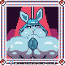 anthroemerald big_breasts bored breasts canine_pussy disinterested female female_focus female_only glaceon huge_breasts mod nipples nude nude_female on_stage pixel_art pokemon pokemon_(species) pokemon_anthro_emerald pokemon_rse pole pole_dancing presenting_pussy puffy_pussy pussy sprite stripper_pole