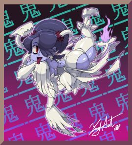 ass big_ass big_butt bubble_ass bubble_butt curvy curvy_figure dress female ghost ghost_girl leviathan_(skullgirls) skullgirls smile squigly thick_thighs thighs white_dress zeusart