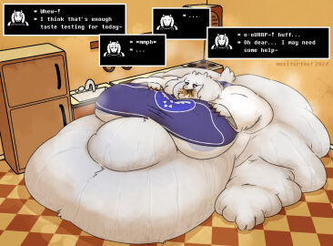 ass big_ass big_breasts blob breasts bubble_ass bubble_butt female furry huge_ass huge_breasts hyper hyper_obese mexifurfoof milf morbidly_obese morbidly_obese_female overweight ssbbw thick_thighs toriel undertale unrealistic_proportions wide_hips