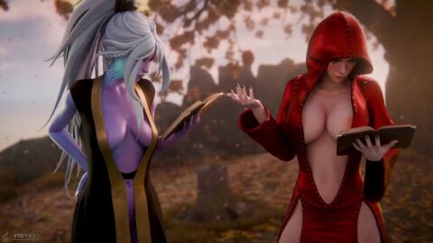 2025 2girls 3d animated areolae areolae_slip big_breasts breast_expansion breast_focus breasts casting_spell compression_artifacts dota_2 drow_ranger embarassed female female_only green_eyes green_nail_polish holding_book huge_breasts jiggle_physics jiggling_breasts lactating lactation long_fingernails long_hair longer_than_30_seconds milk_squirt multiple_girls nail_polish navel nipples nude_underneath outdoor_nudity outdoors painted_nails purple-skinned_female purple_skin purple_skinned_female rapid_expansion robe robe_only shorter_than_one_minute solo_focus sound sound_effects spellbook tied_hair very_long_hair video vreya3d white_hair white_nail_polish windranger