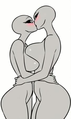 2girls 5_fingers ai_generated alien alien_girl alien_humanoid animated ass bald belly belly_button big_ass big_breasts big_butt black_sclera blinking blush blush_lines breast_press breasts classic_alien completely_nude duo eyebrows eyelashes featureless_breasts featureless_crotch female female_only from_side grey_alien grey_body grey_skin hips huge_ass huge_breasts huge_butt hugging humanoid ilya_efimov kissing large_ass large_breasts large_butt looking_at_each_other mp4 naked navel no_hair no_nipples no_pussy no_sound nude nude_female nudity pixai roswell_grey short_playtime shorter_than_10_seconds shorter_than_30_seconds shorter_than_5_seconds shorter_than_one_minute siblings simple_background sisters size_difference smile smiling stable_diffusion tagme teeth thick thick_ass thick_thighs thighs top_heavy twins video white_background white_pupils wide_hips