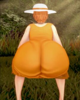 3d 3d_render animated ass big_ass big_breasts breasts curvaceous curvaceous_body curvaceous_female curvy curvy_body curvy_female curvy_figure dress erina_hasegawa female female_focus ginger ginger_female huge_ass huge_breasts koikatsu orange_hair original original_character original_characters plap plap_(sound) public red_hair redhead_female solas_(artist) sound sun_hat sundress tagme thicc thick twerking video voluptuous voluptuous_body voluptuous_female