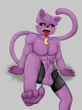 anthro anthro_on_anthro anthro_only catnap catnap_(poppy_playtime) critters_(poppy_playtime) domestic_cat feline furry_only male male_only no_humans penis penis_out poppy_playtime poppy_playtime_(chapter_3) purple_fur purple_skin sex smiling_critters solo tagme