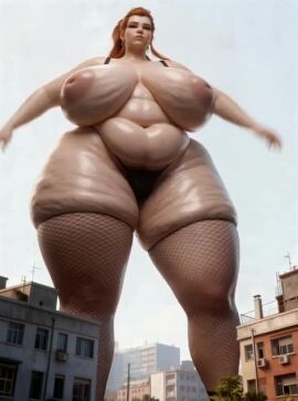 ai_generated amber_eyes animated bbw brigitte brigitte_lindholm cellulite city city_background cityscape civitai deep_skin excessive_size excessive_sweat extreme_cellulite fat_ass fat_stomach fat_thighs fishnet_legwear fishnets giant_ass giantess ginger heels huge_areolae huge_breasts hyper hyper_breasts hyper_thighs inverted_nipples long_hair messygirls obese obese_female overwatch overwatch_2 pubic_hair red_hair redhead_female shiny_skin skindentation small_clothes stomping strongfat sweat sweatdrop sweating sweaty sweaty_body tagme taller_female thigh_highs thong video video_games walking walking_towards_viewer