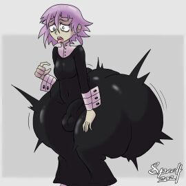 1boy ass ass_body ass_built_separately ass_expansion big_ass big_butt bulge crona_(soul_eater) expansion fat_ass femboy gigantic_ass huge_ass huge_butt hyper hyper_ass large_ass male male_focus male_only pink_eyes pink_hair short_hair solo solo_femboy solo_focus solo_male soul_eater specnsfw thick thick_ass thick_thighs thighs tongue tongue_out wide_hips