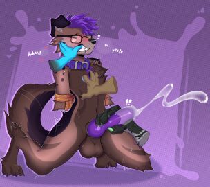 2024 ambiguous_gender anatomically_correct anatomically_correct_genitalia anatomically_correct_penis animal_genitalia animal_penis anthro balls big_penis biped blue_body blue_fur blush bodily_fluids bondage bound brown_body brown_fur bunthefen canid canine canine_genitalia canine_penis canis claws clenched_teeth collar coyote crazywright83 cum cumshot dark_body dark_fur digitigrade disembodied_hand domestic_dog ejaculation english_text erection eyewear fur genital_fluids genitals german_shepherd glasses grey_body grey_fur group hair handjob herding_dog hi_res hindpaw kneeling knot lyyka_miecz male male/ambiguous male_anthro male_focus mammal mizuhocoyote moan nude orgasm pastoral_dog paws penile penis petting purple_body purple_fur purple_hair purple_penis restraints rope rydgedshep scales sex shaded shaking slim solo_focus spots submissive submissive_male tail teeth text toe_claws trembling vernid