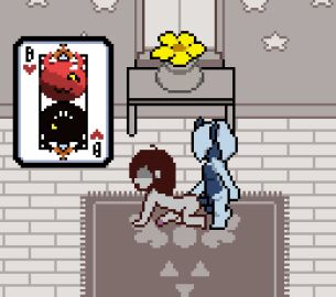 all_fours anal animated anthro bladedbard delta_rune_(emblem) deltarune doggy_style from_behind_position fur grey_body horn human humanoid loop male male/male mammal mooncalf_(sindri_myr) on_ground penetration plant_pot rug sex side_view sindri_myr symbol undertale_(series) vessel_(deltarune) watermark white_body white_fur